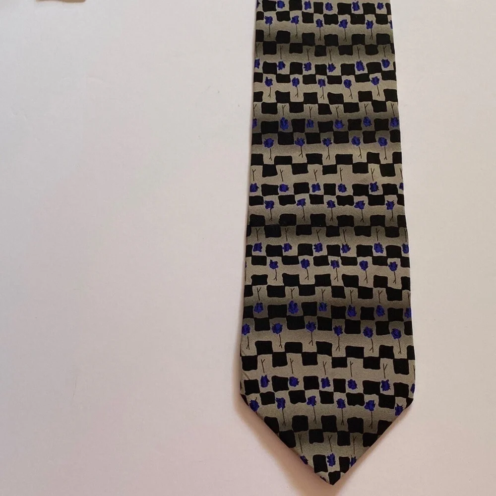 Jerome J Garcia Men Tie 100% Silk Imported Fabric Made In The USA Banyan Trees 2